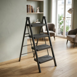 3-Step Metal Ladder